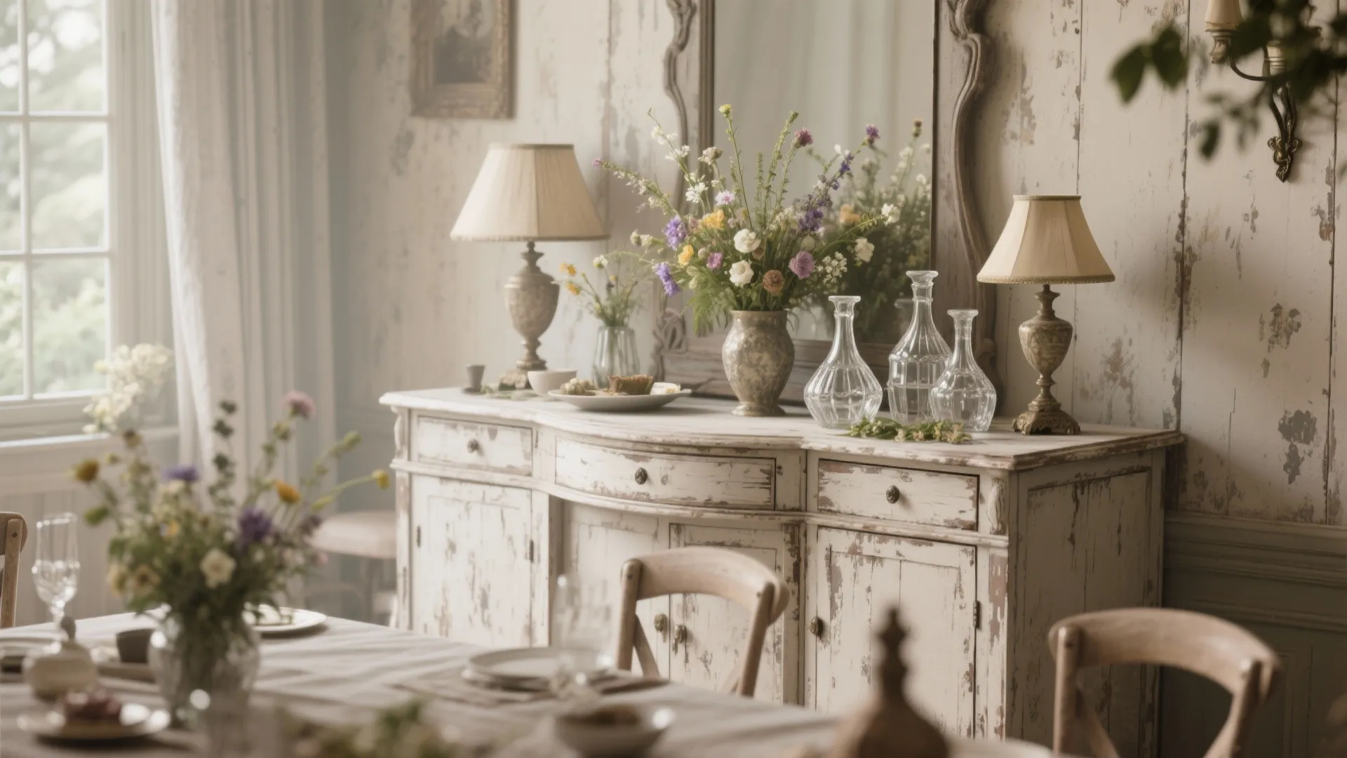 5. Bring In a Vintage Buffet