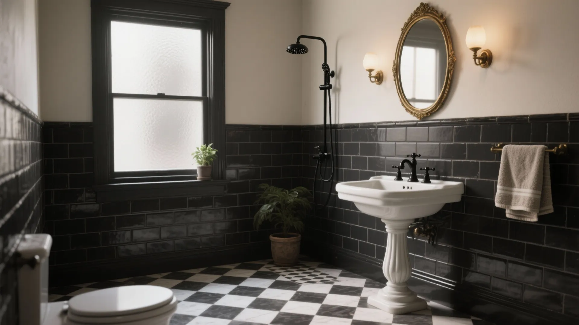 5 Vintage Black and White Bathroom Ideas: Timeless monochrome bathroom designs with practical tips from a 10-year interior designer