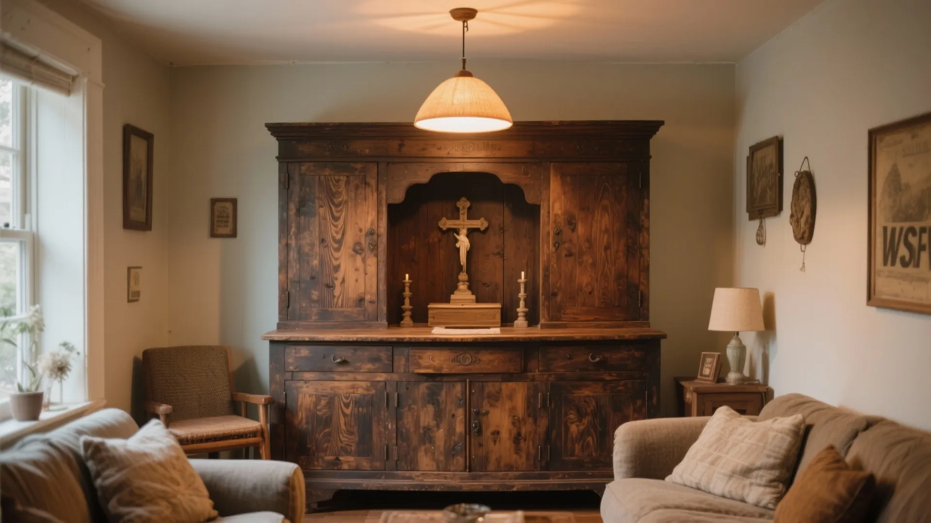 Vintage Cabinet Altar