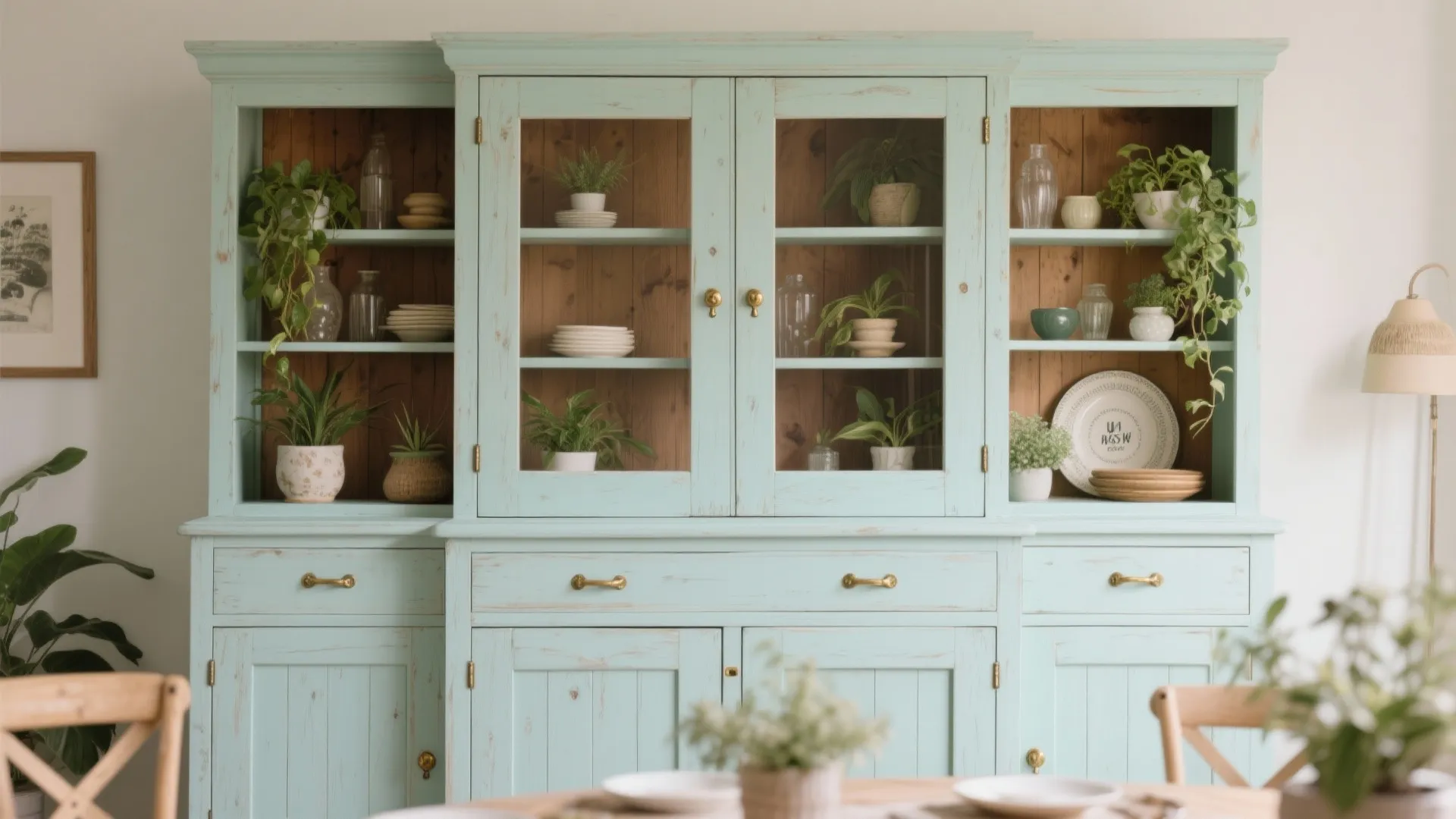 8. Vintage Cabinet Makeover