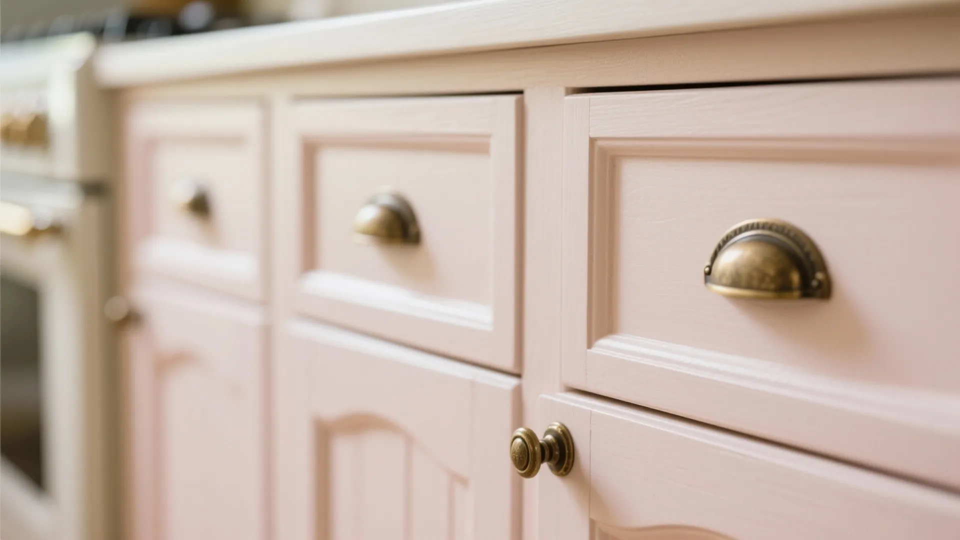 2. Vintage-Inspired Cabinets