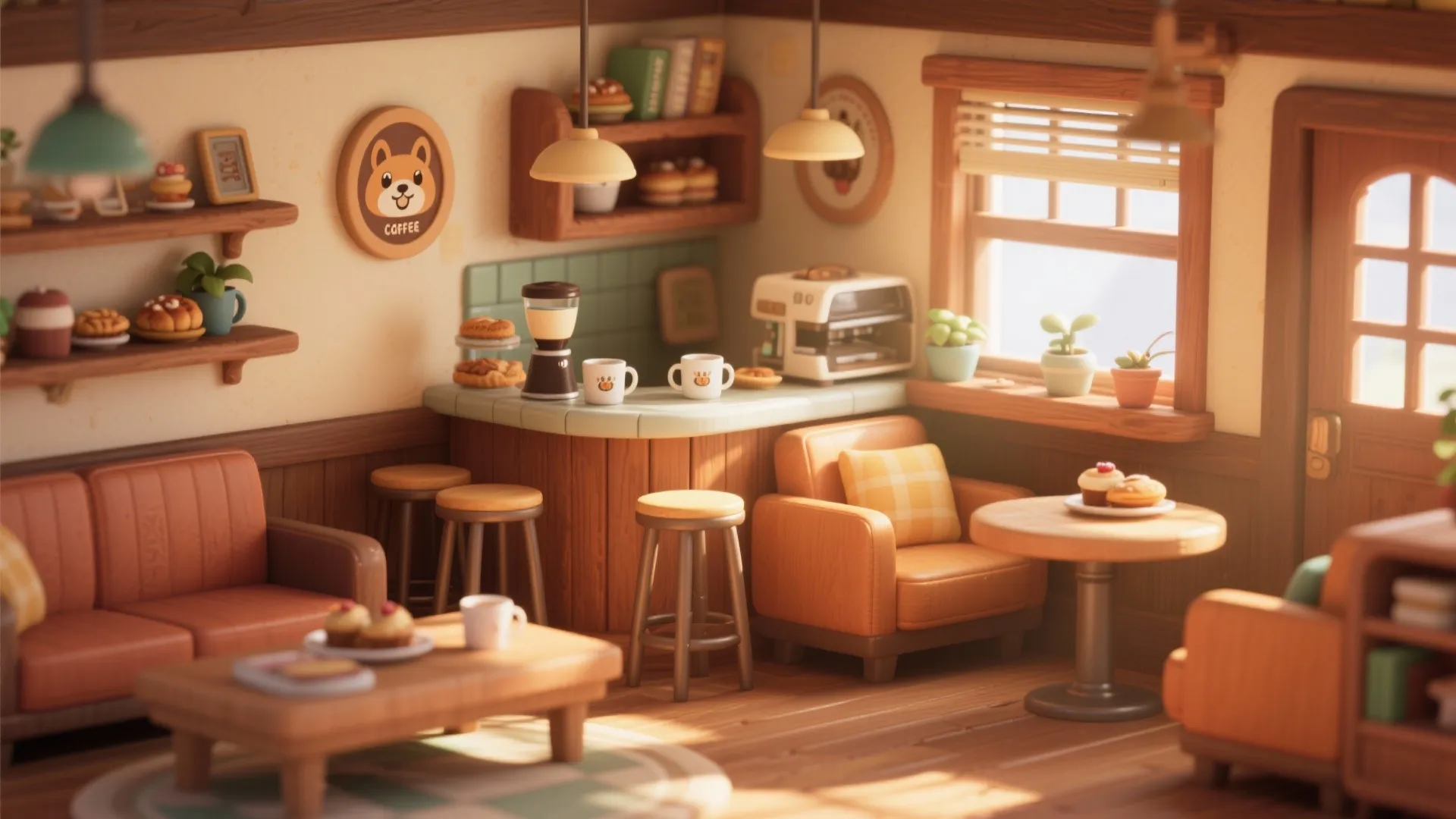 3. Vintage Café Vibes