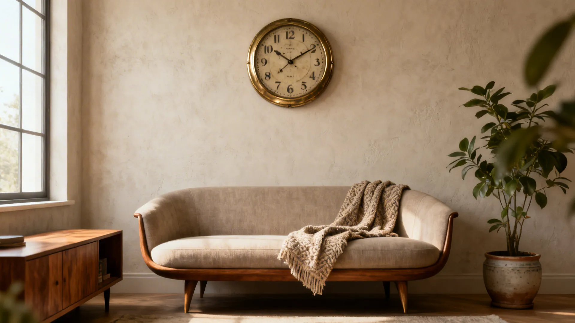 5 Vintage Wall Clock Ideas for Living Rooms