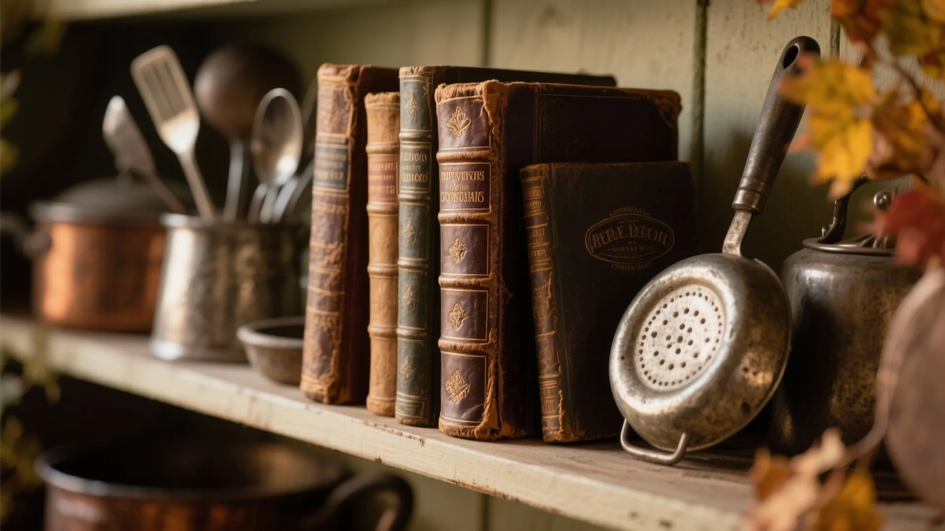 6. Vintage Cookbooks & Props