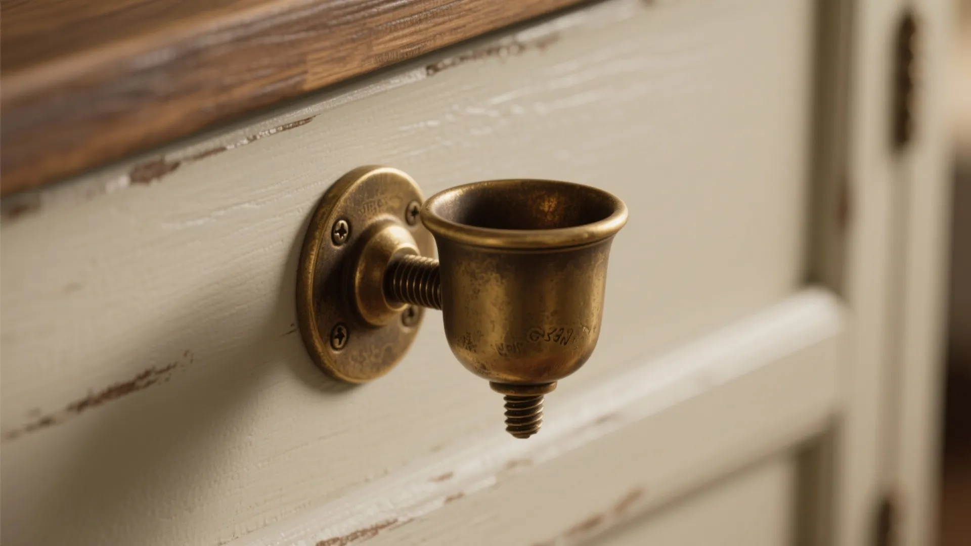 3. Vintage cup pulls adapted