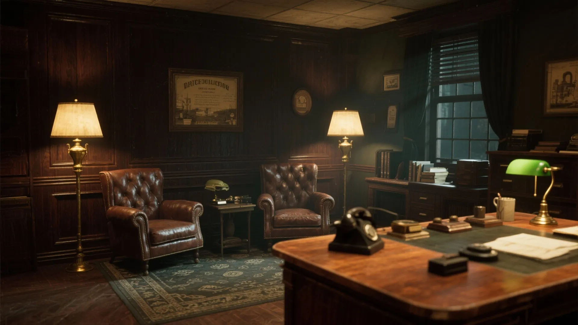 4. Vintage Detective’s Office