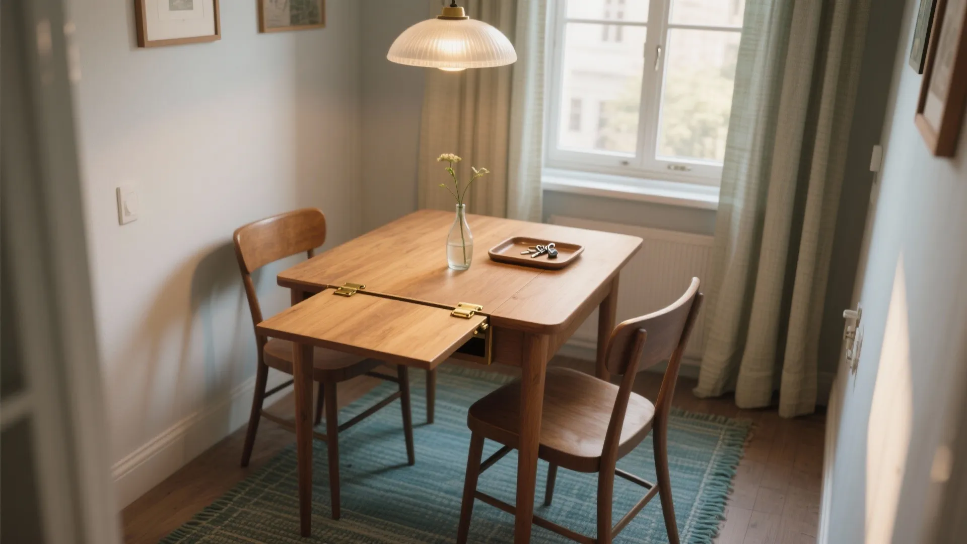 Vintage Small Drop Leaf Table: Timeless Space-Saving Charm: Fast-Track Guide to Styling a Vintage Drop Leaf Table in 1 Minute