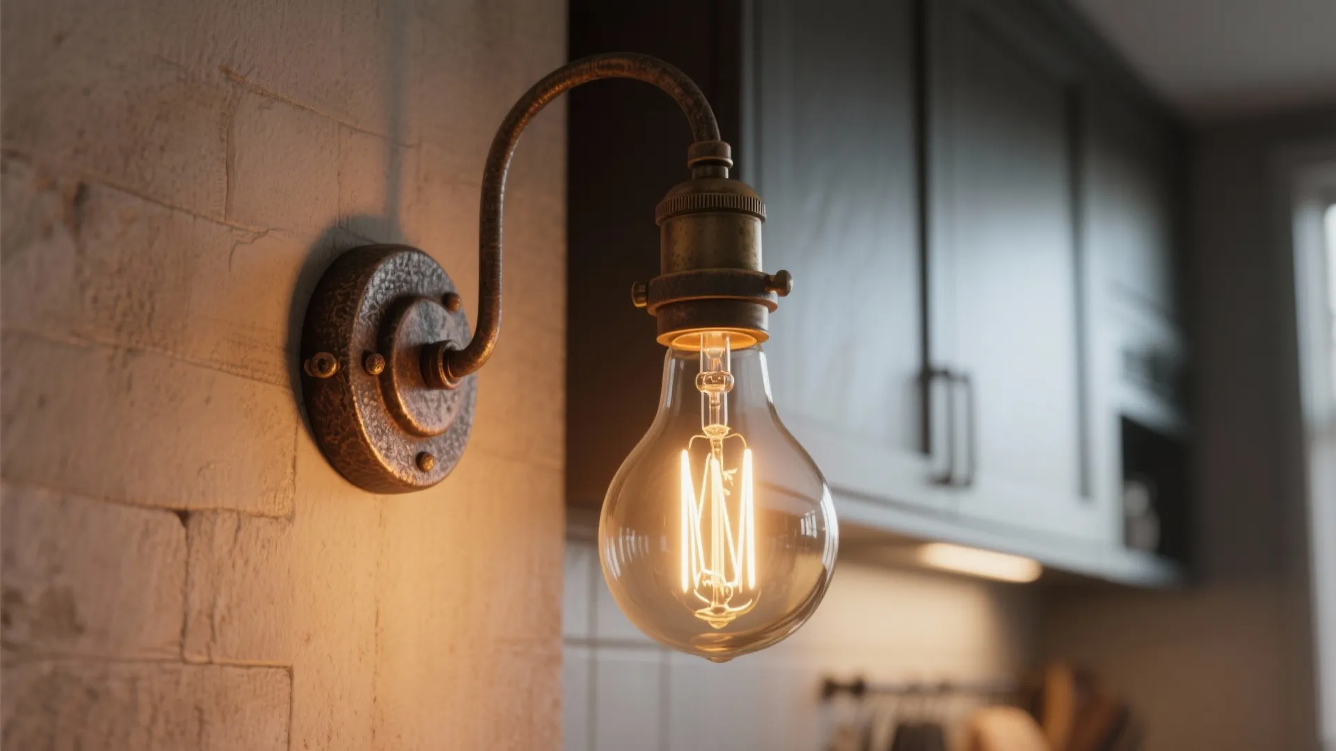 4. Vintage Edison Wall Sconces
