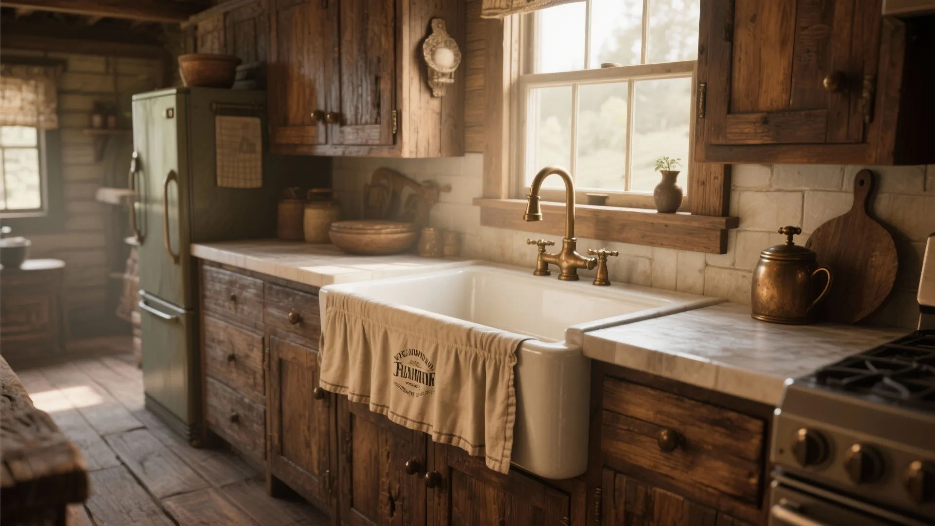 4. Vintage Farmhouse Sink
