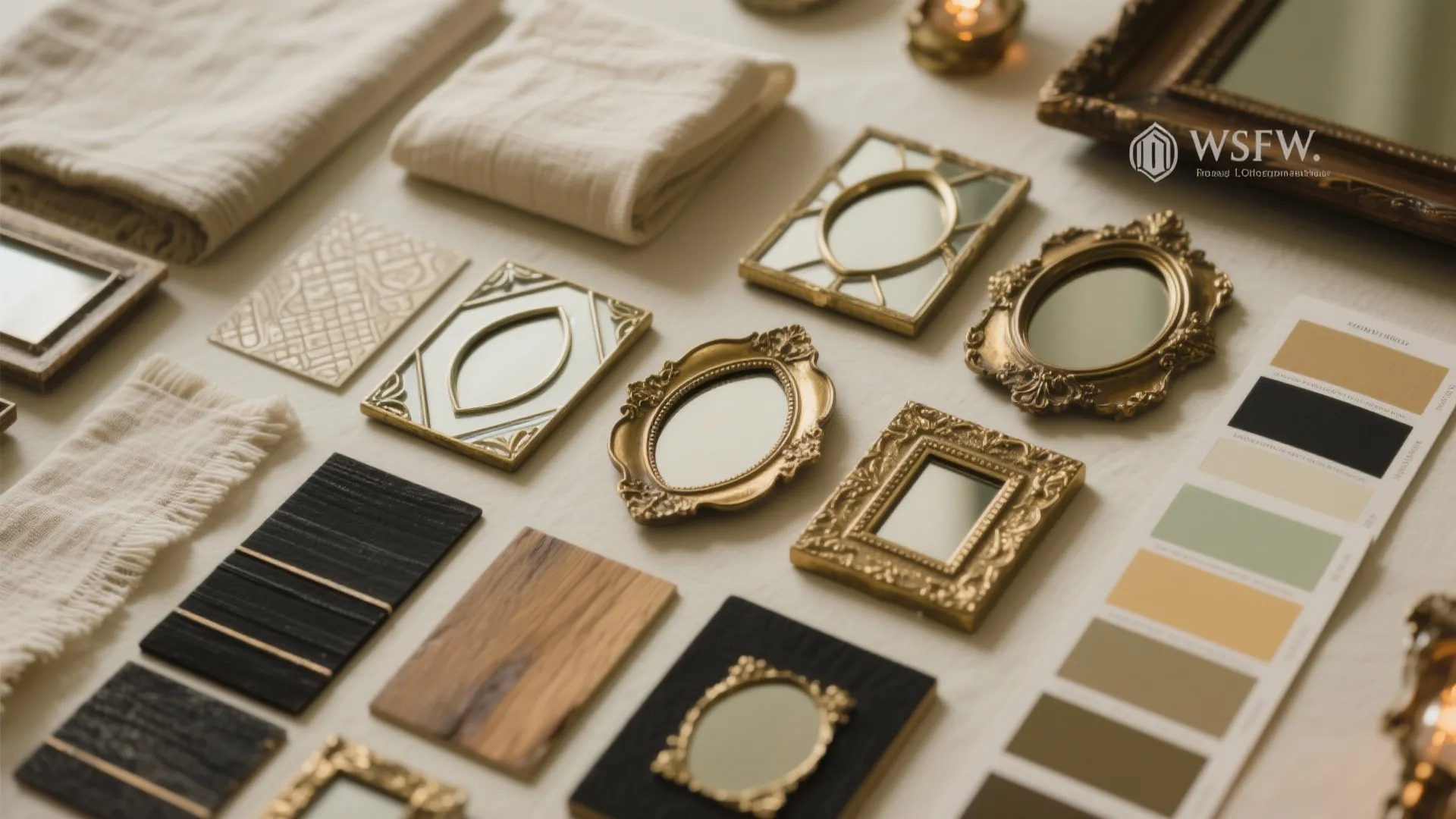 Vintage Mirror Gallery Wall