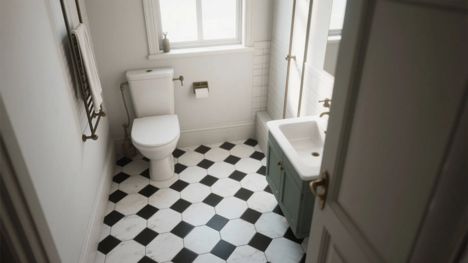 2. Vintage Patterned Floors