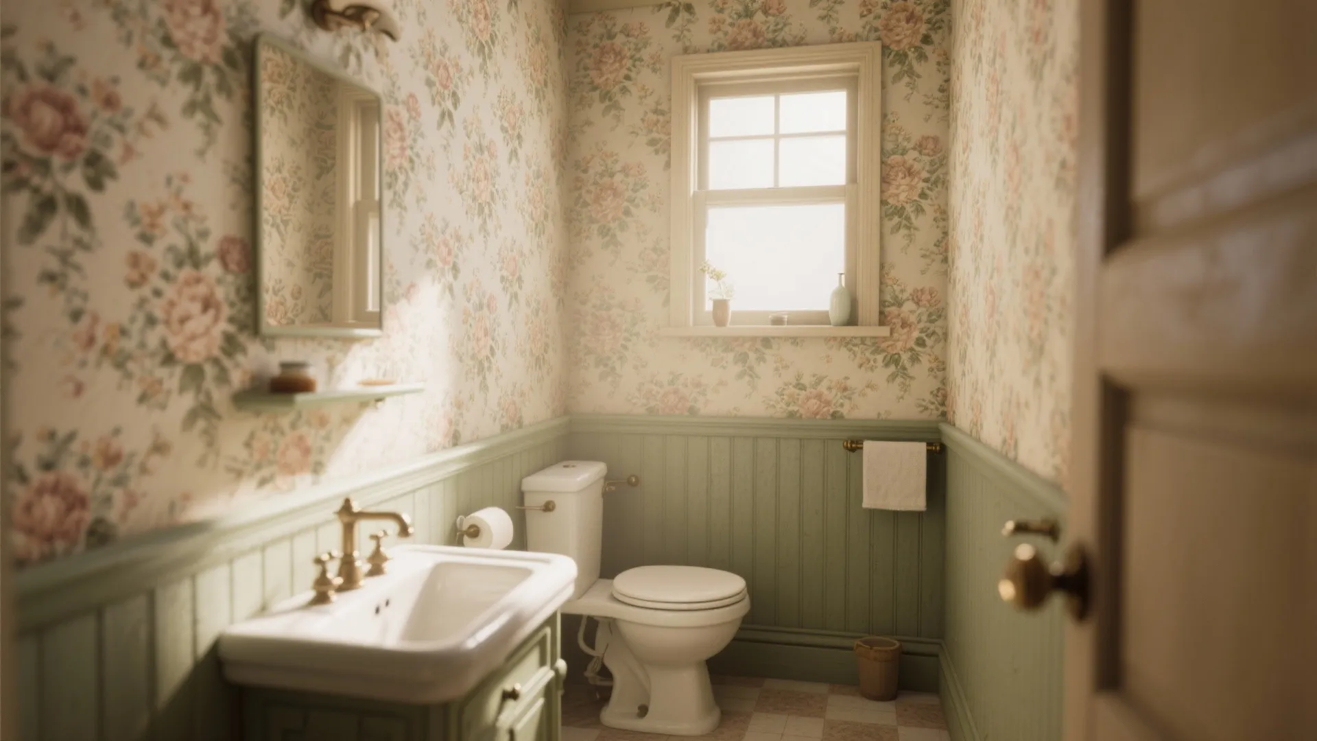 5. Vintage Floral Charm