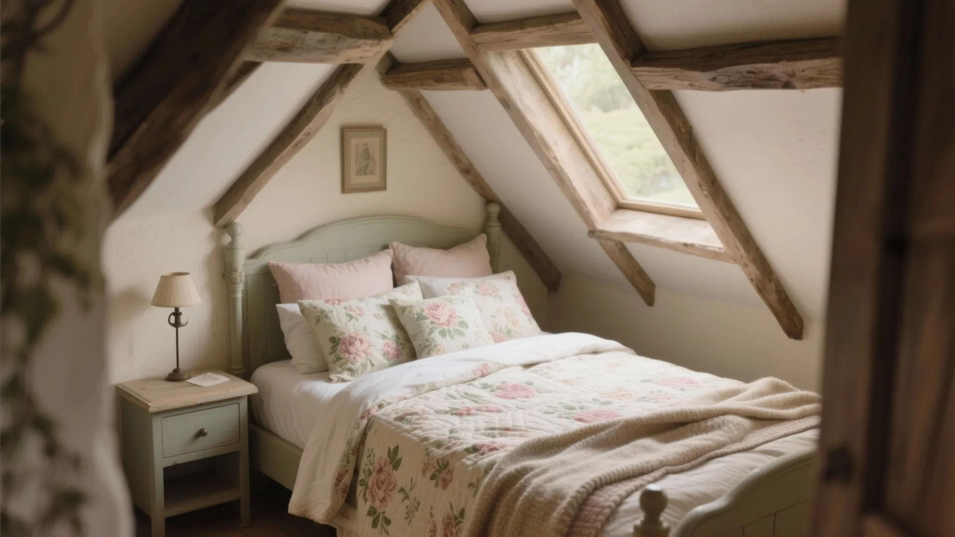 1. Vintage Floral and Soft Linens