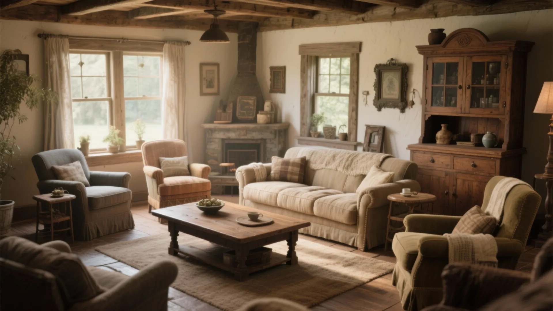 2. Vintage Furnishings Mix