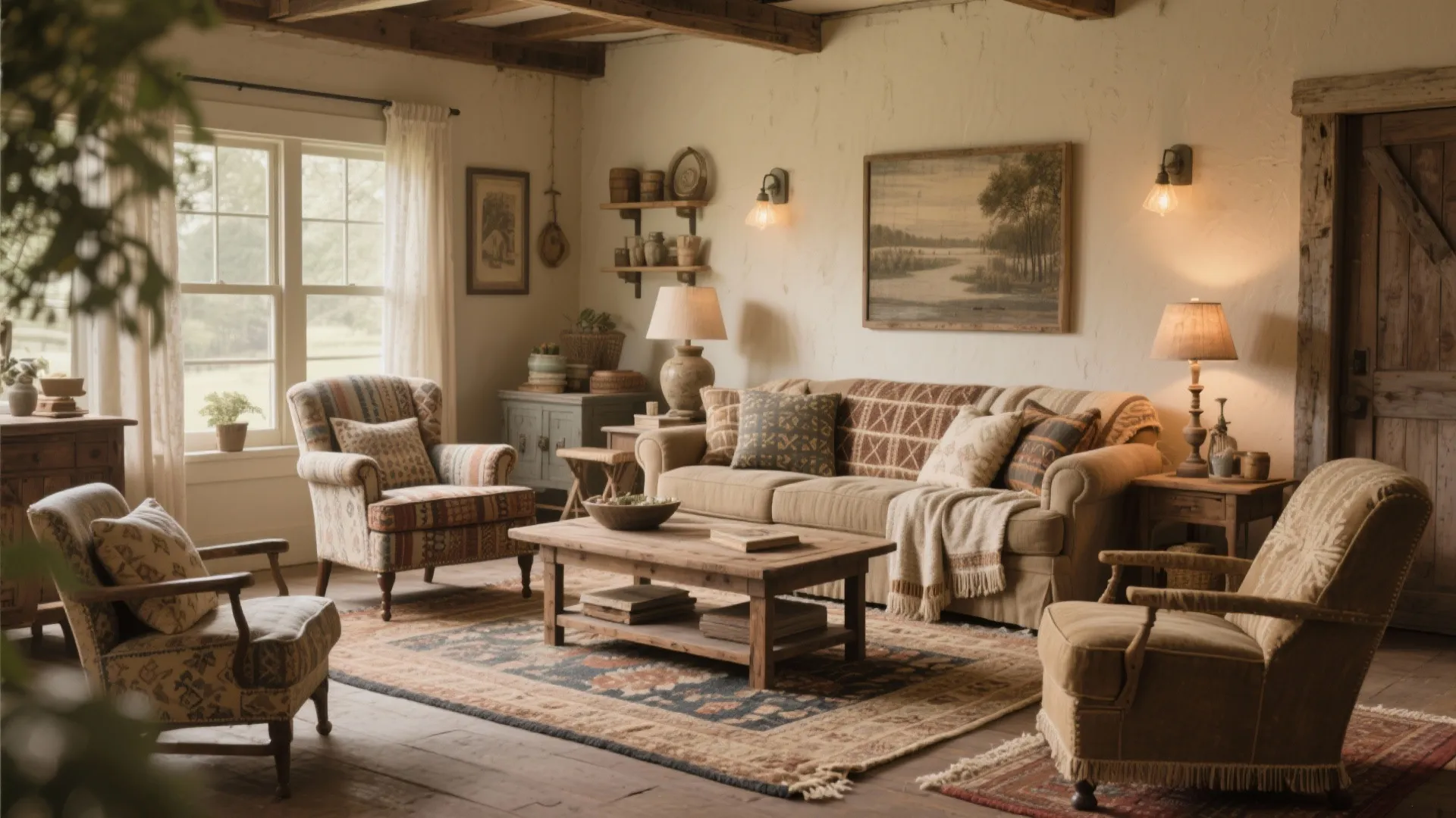 4. Mix-and-Match Vintage Furniture