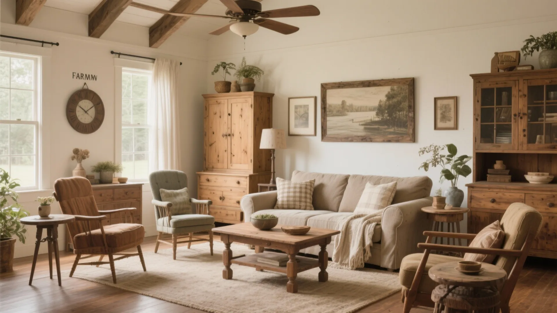 6. Mix-and-Match Vintage Furniture