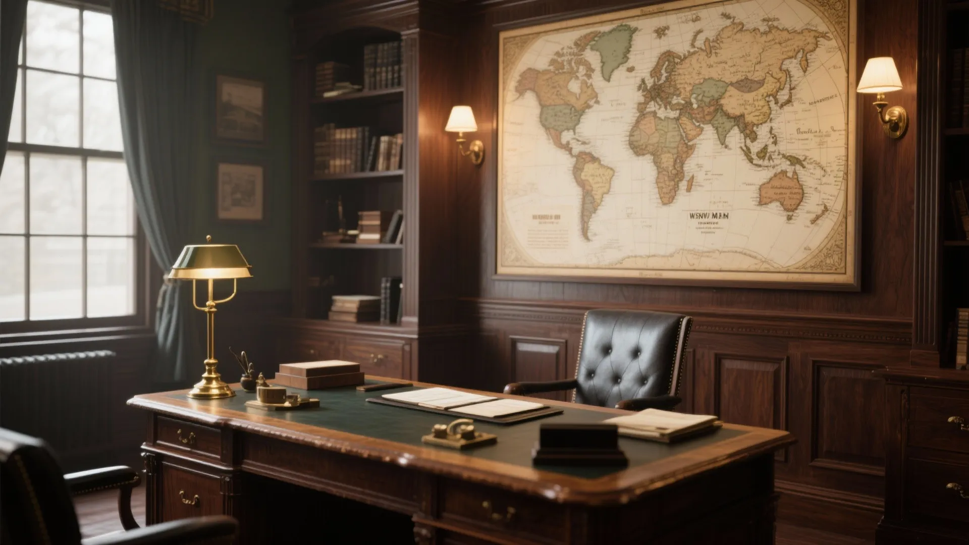 Vintage Gentleman’s Study