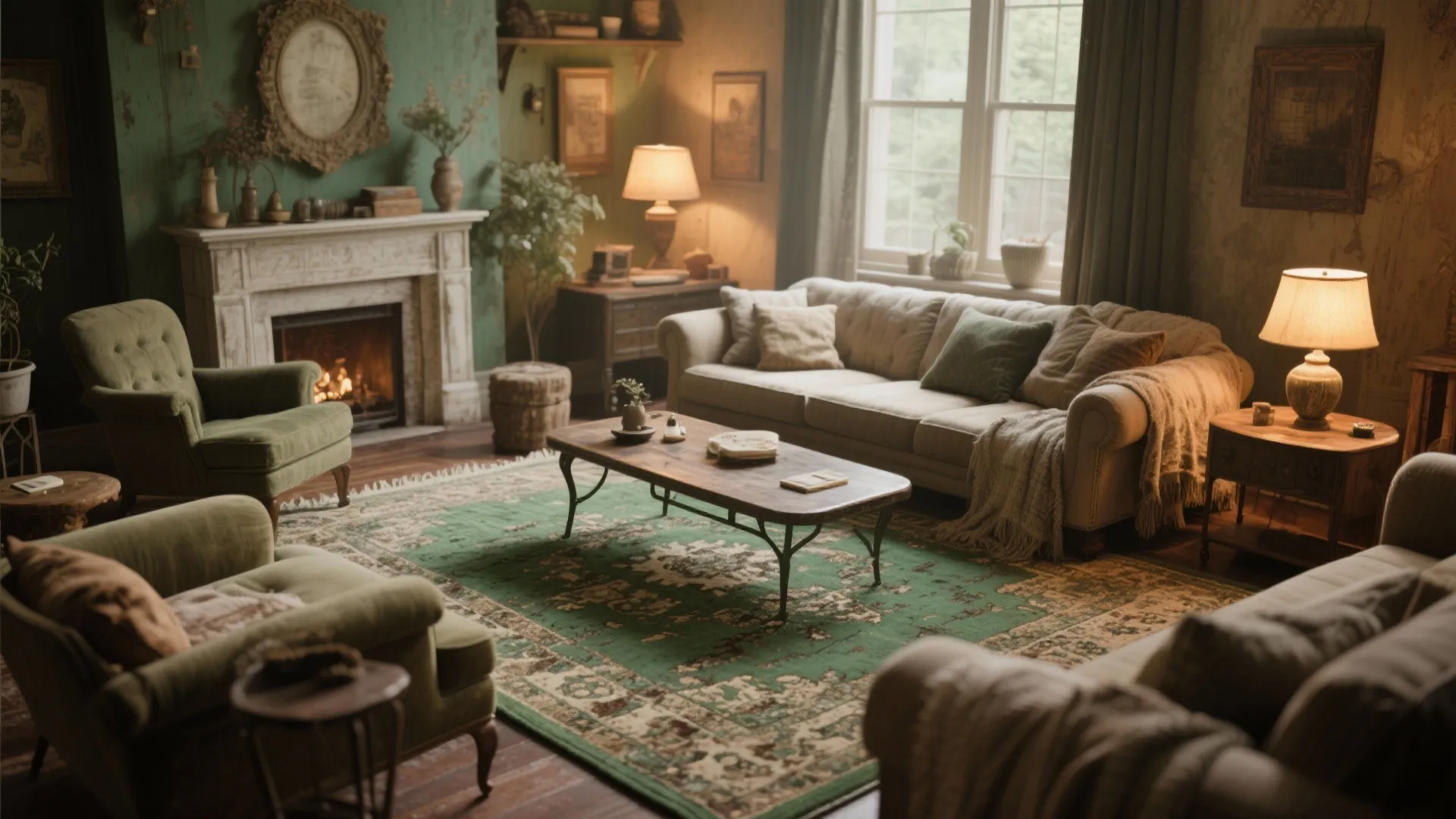 6. Distressed Vintage Charm