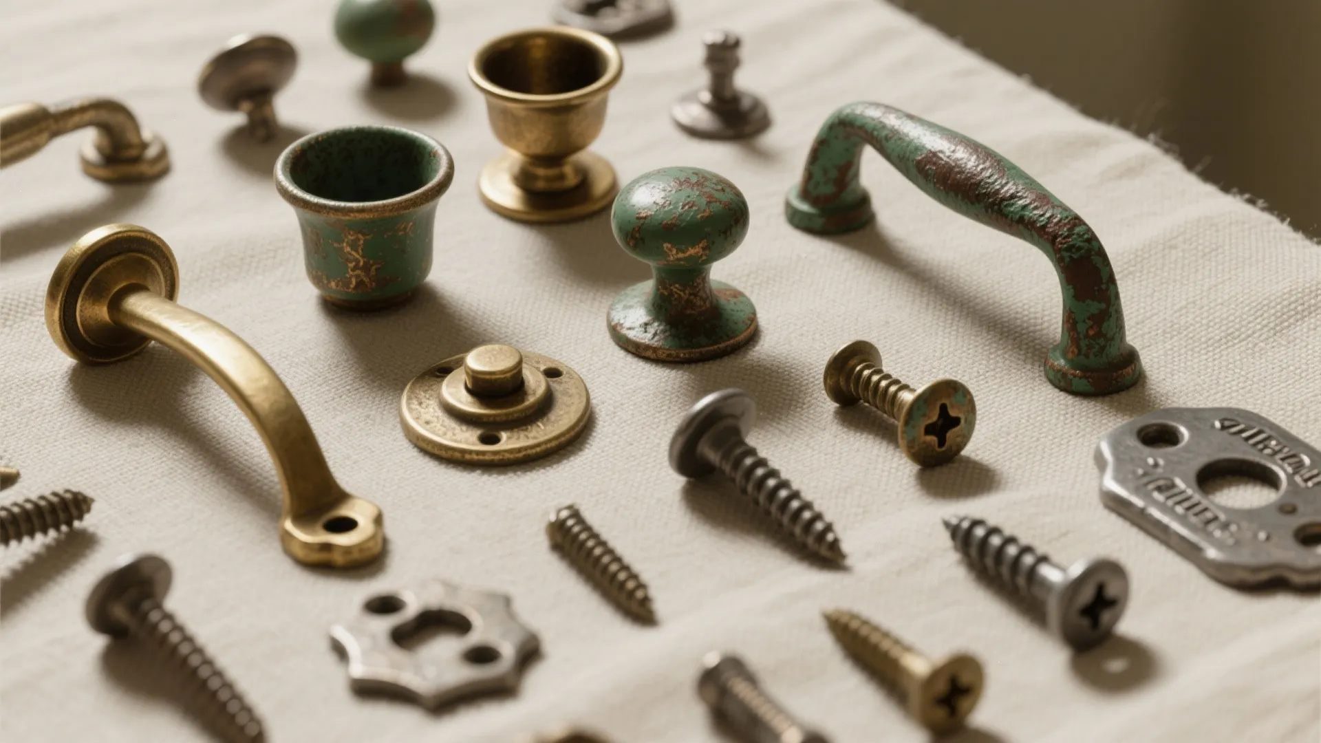 2. Vintage hardware and mix-and-match metals