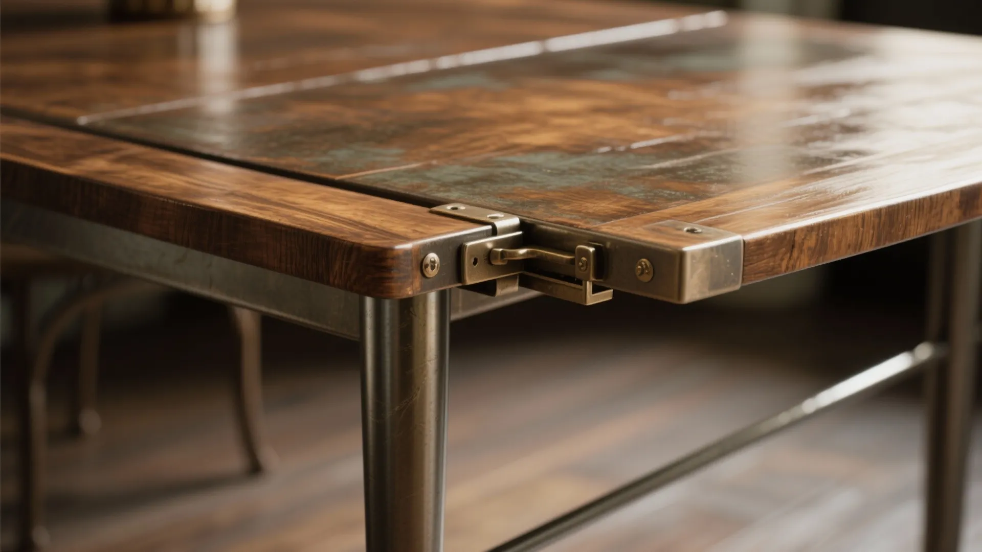 5. Vintage charm with modern hardware