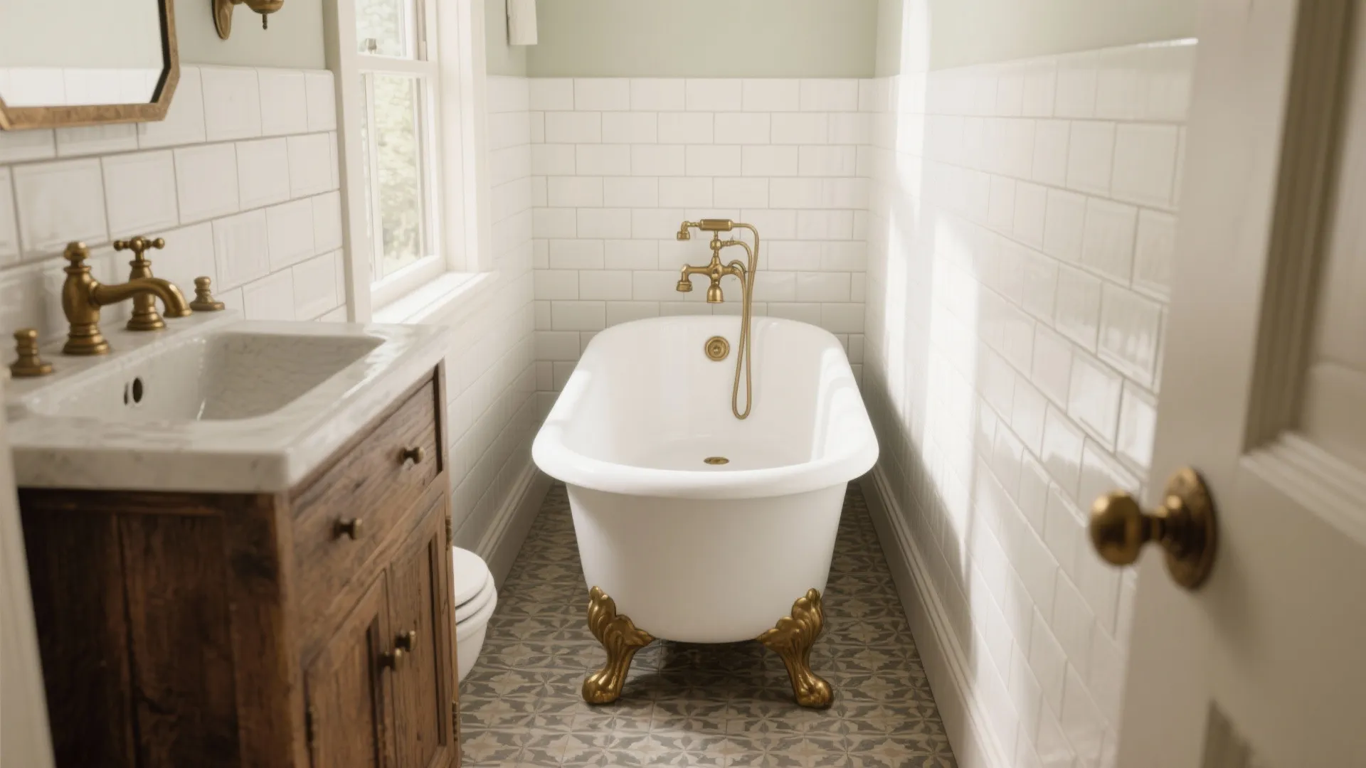 Vintage Bathroom Decorations: 5 Ideas: Small-bathroom vintage charm — practical tips from a pro designer