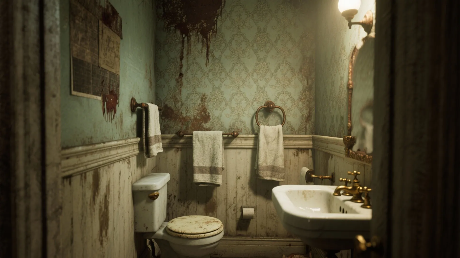 4. Vintage Horror — Textures, Prints, and Subtle Stains