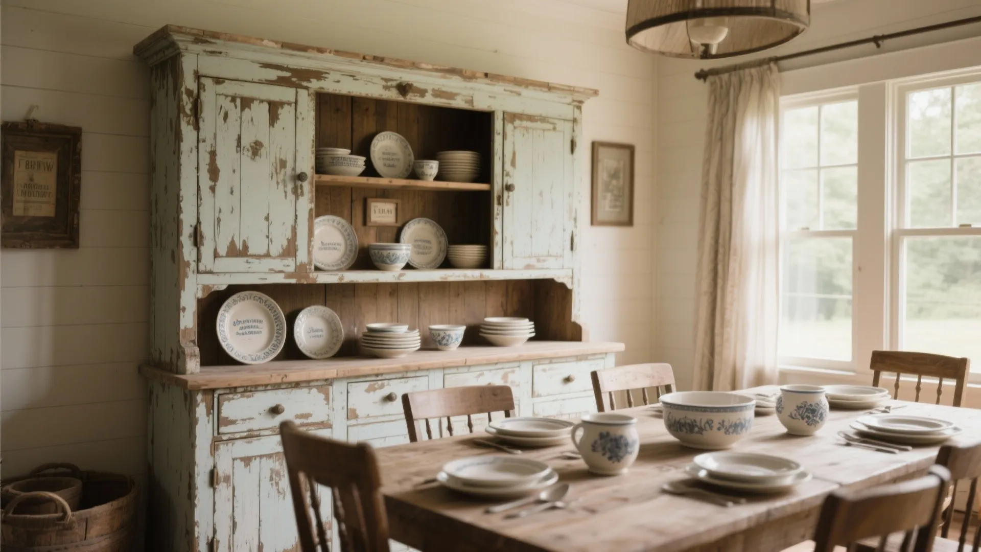 5. Vintage-Inspired Cabinetry