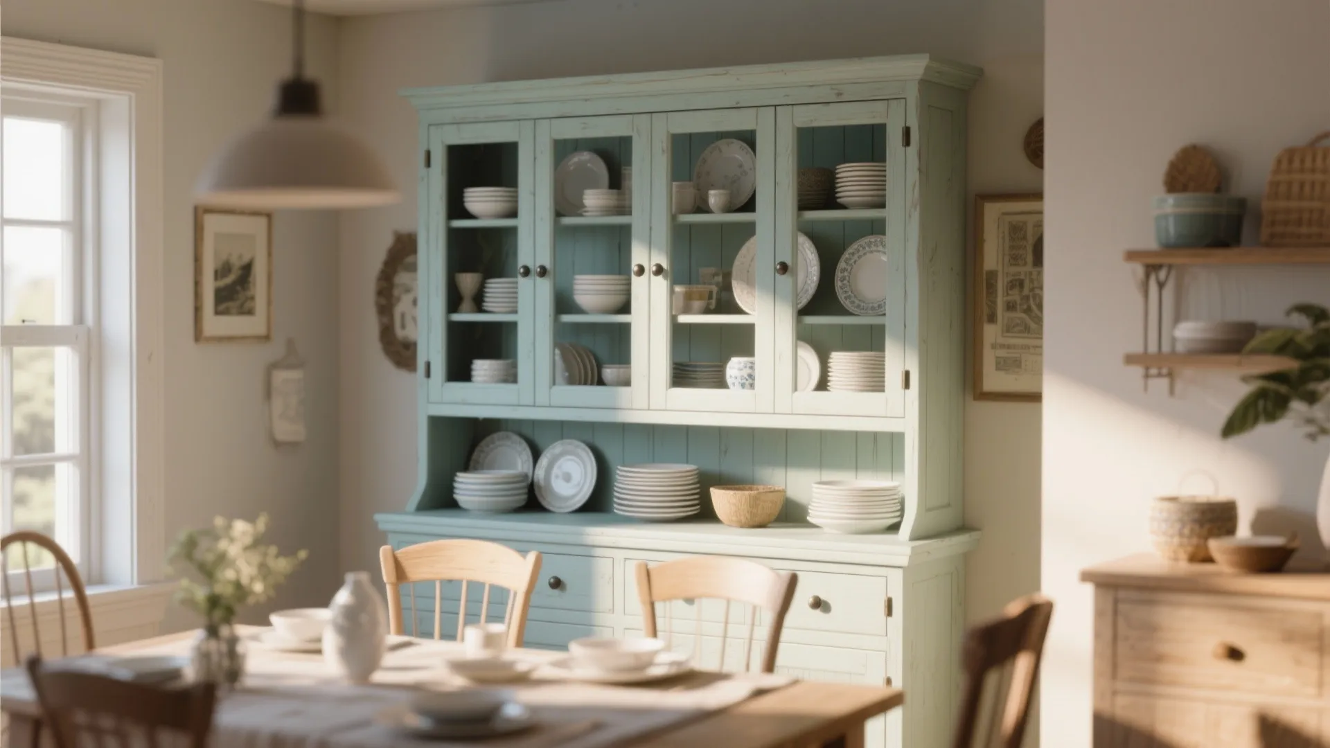 3. Vintage Hutch Makeover