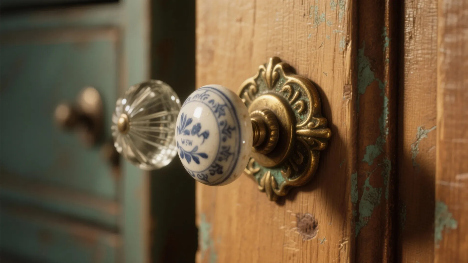 3. Vintage and Salvaged Knobs for Character