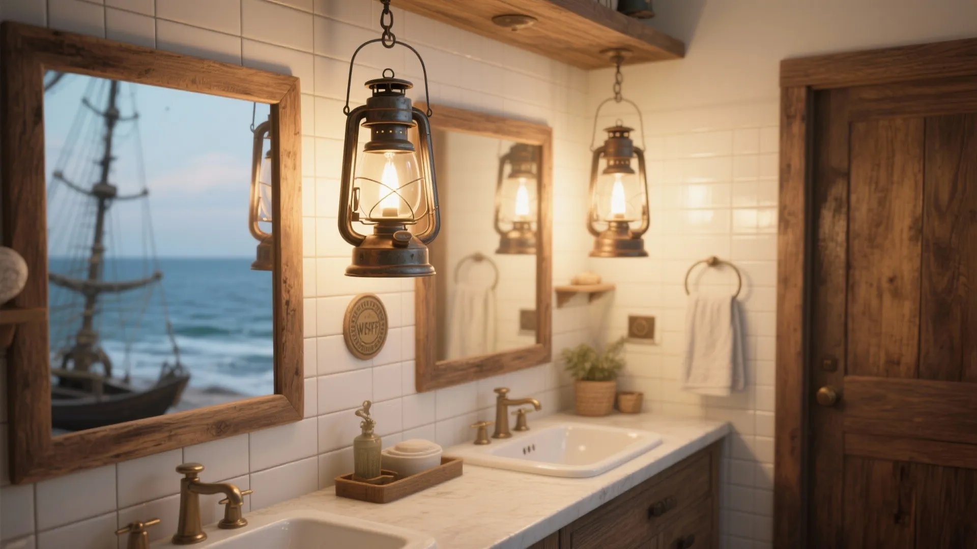 2. Vintage Lantern Pendants