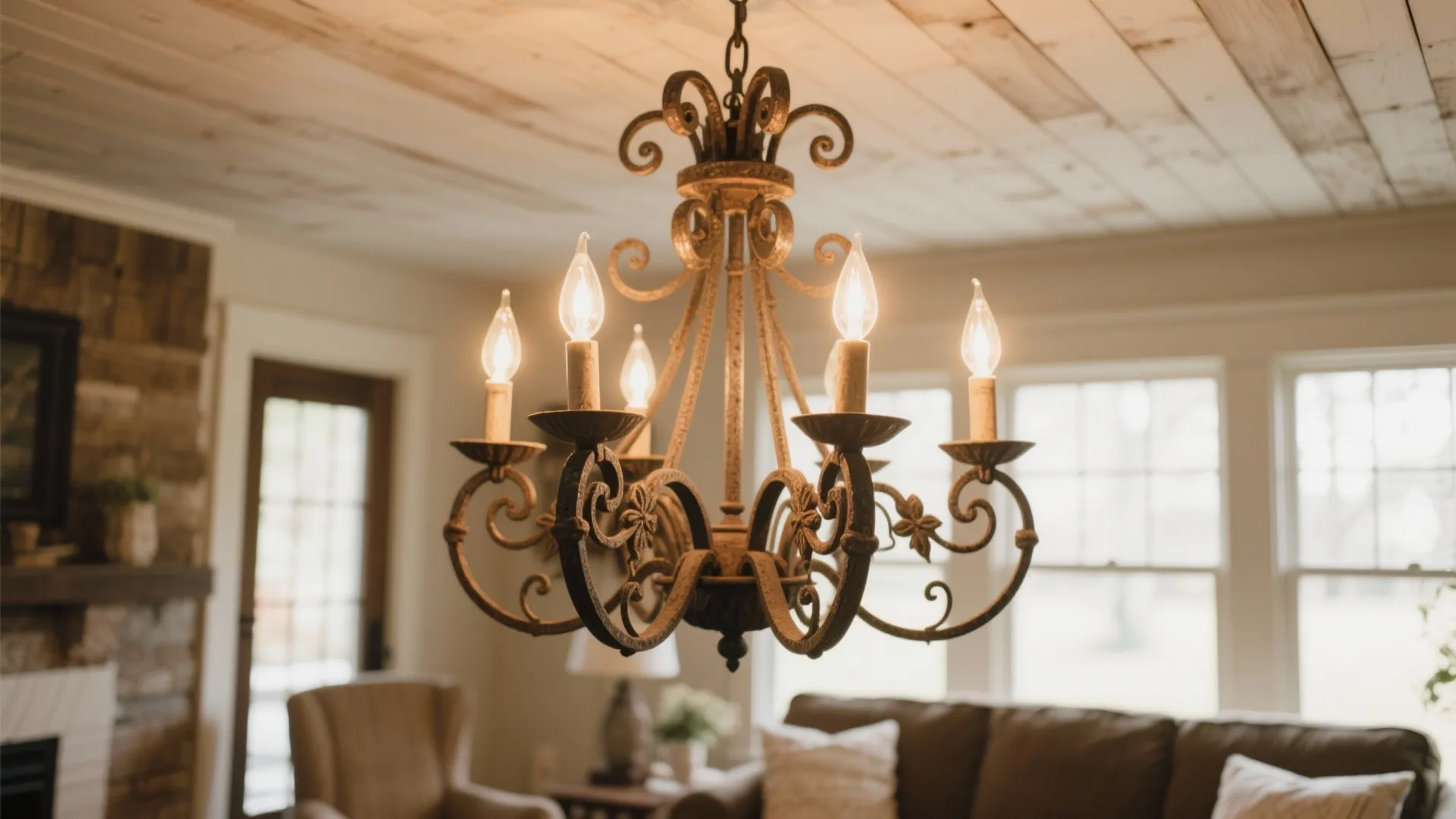 5. Vintage-Inspired Lighting