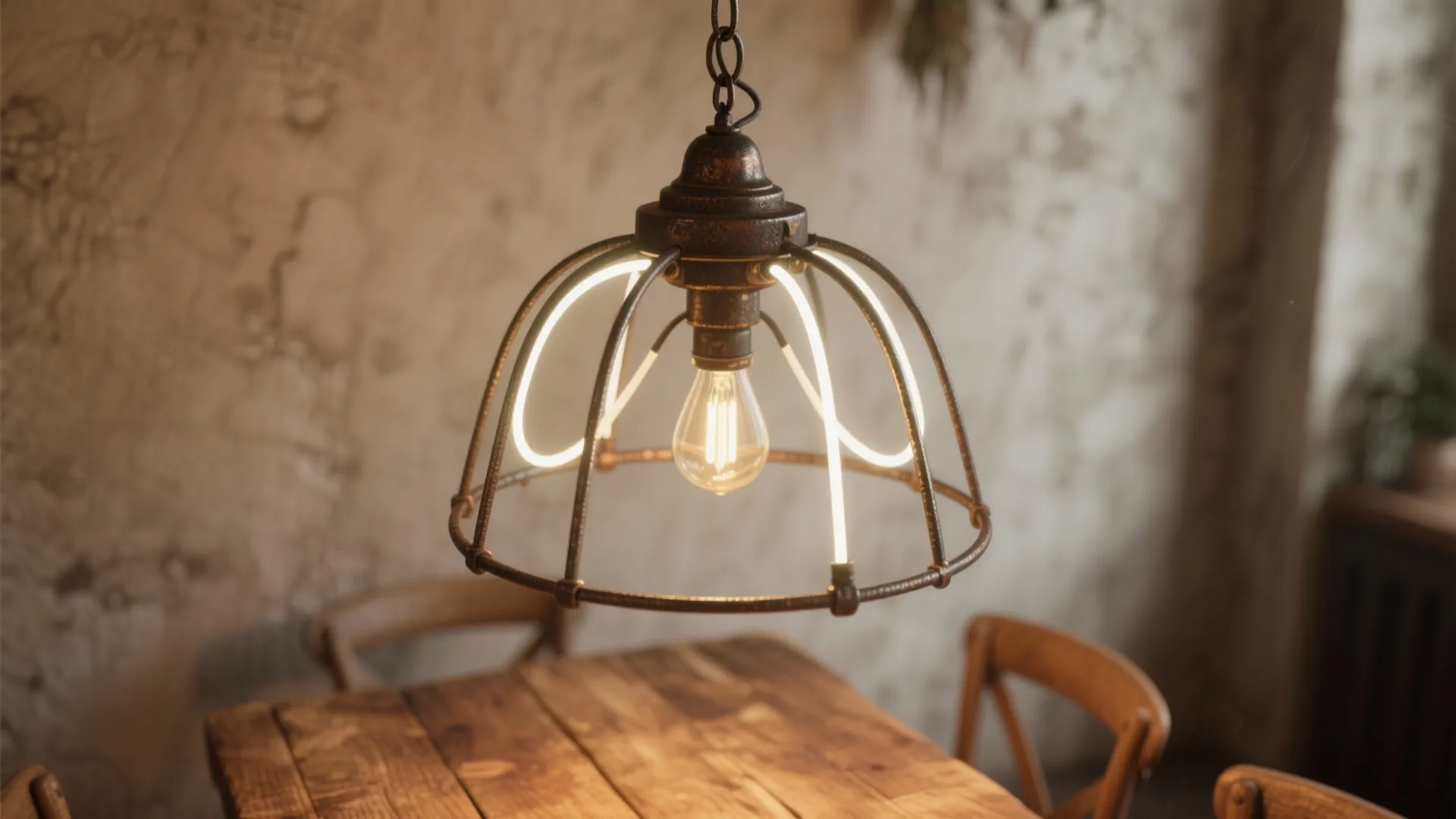 Tip 2: Vintage Lighting with Modern Function