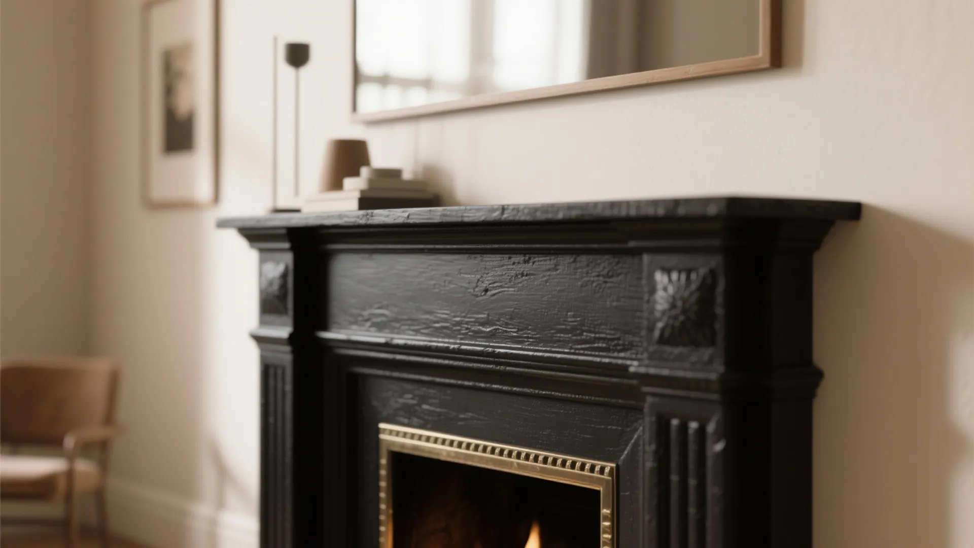 6. Vintage Mantel Makeover