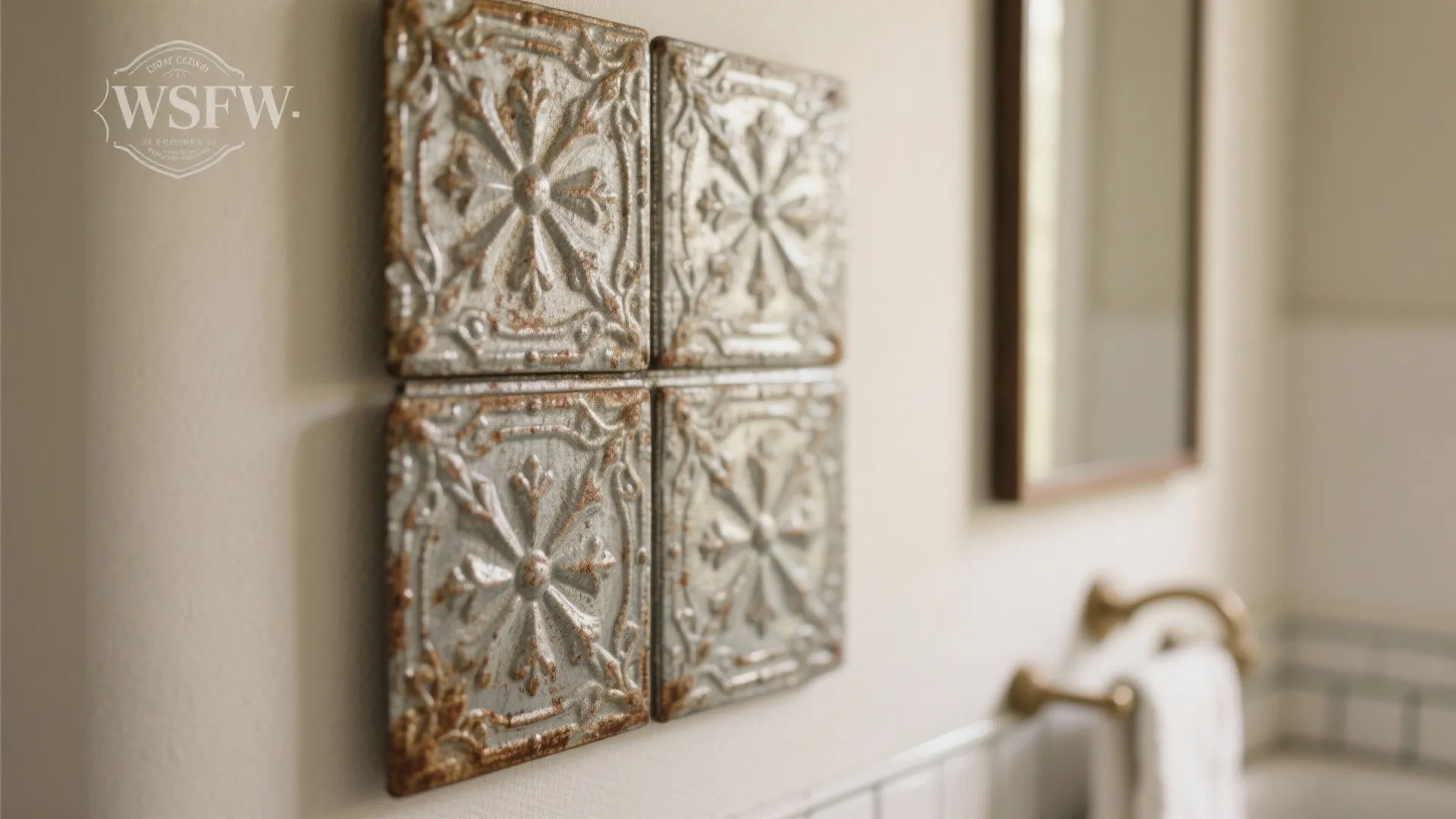 1. Vintage Metal Panels