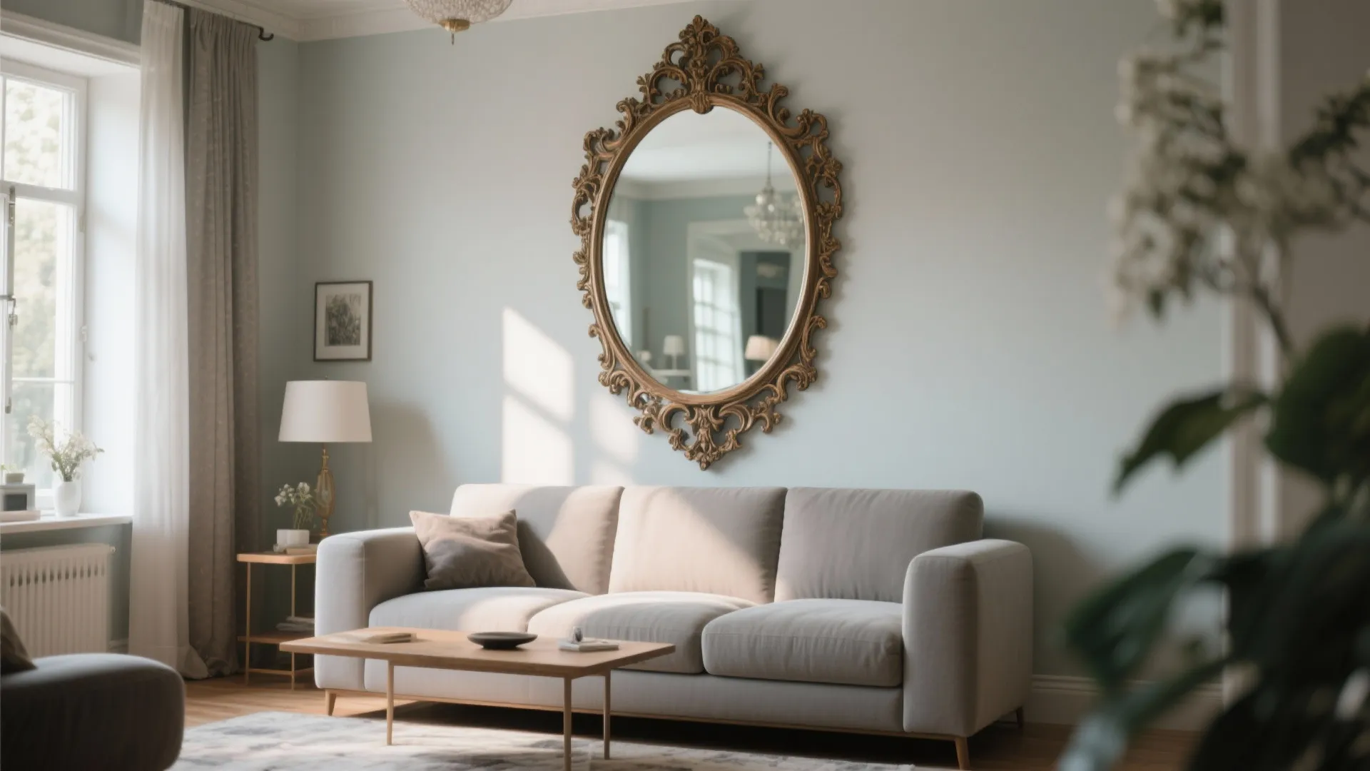 7. Vintage Mirrors to Open Space