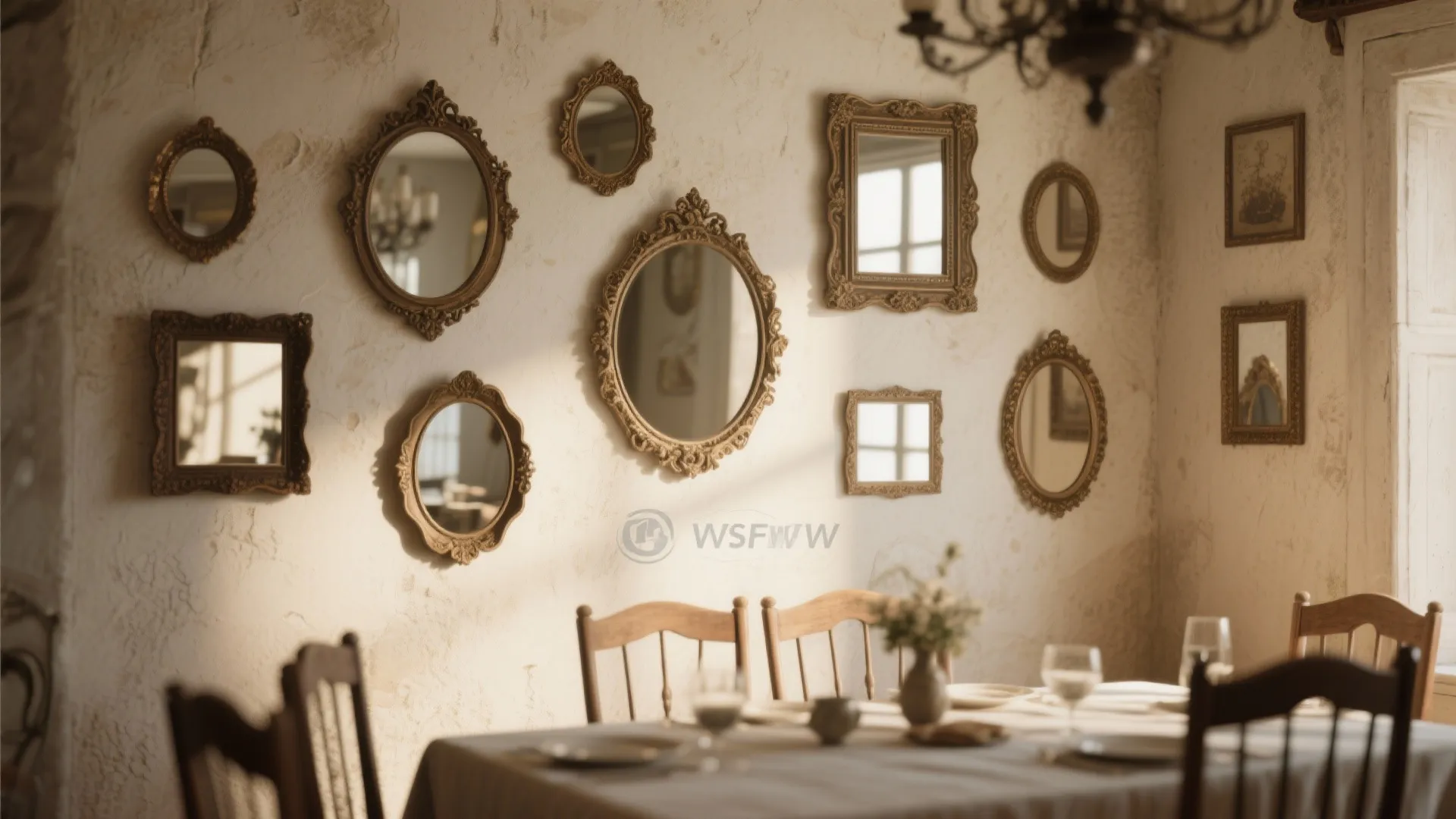 3. Vintage Mirror Collection