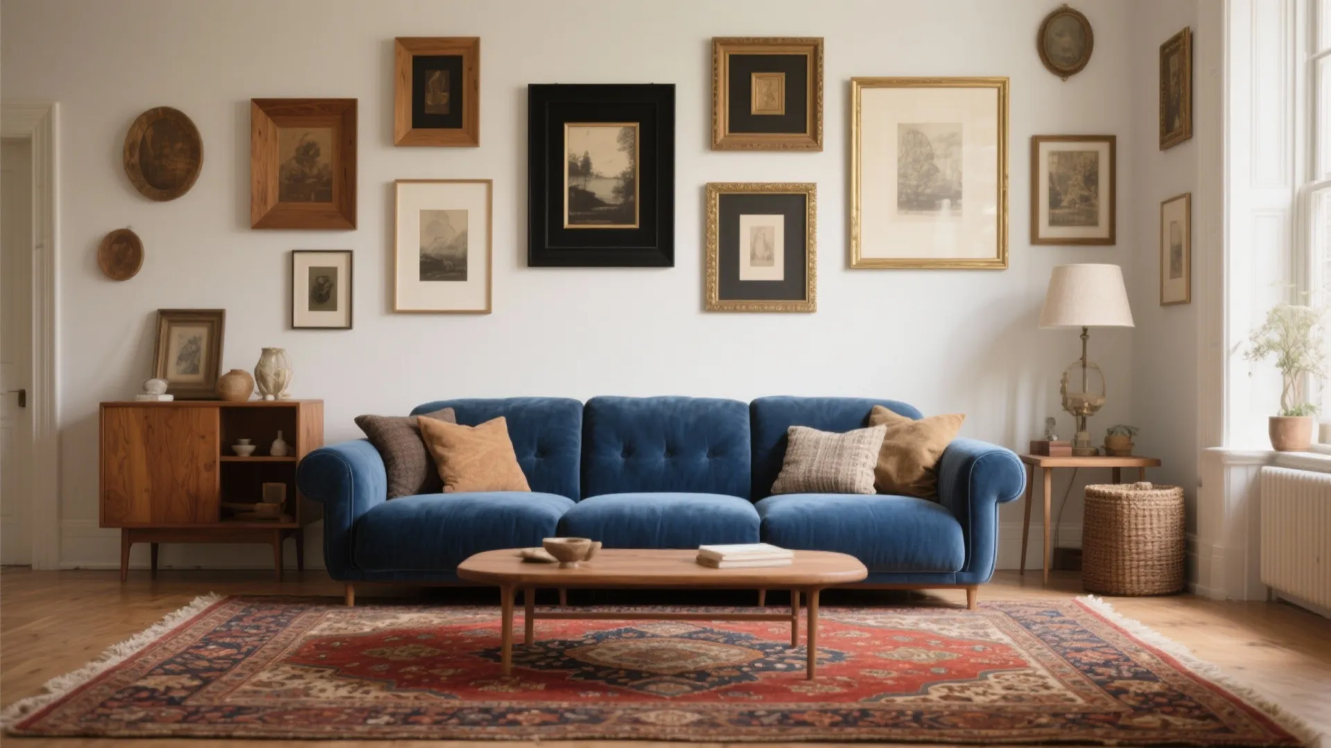 Vintage Mix: Rug Stories and Collected Art