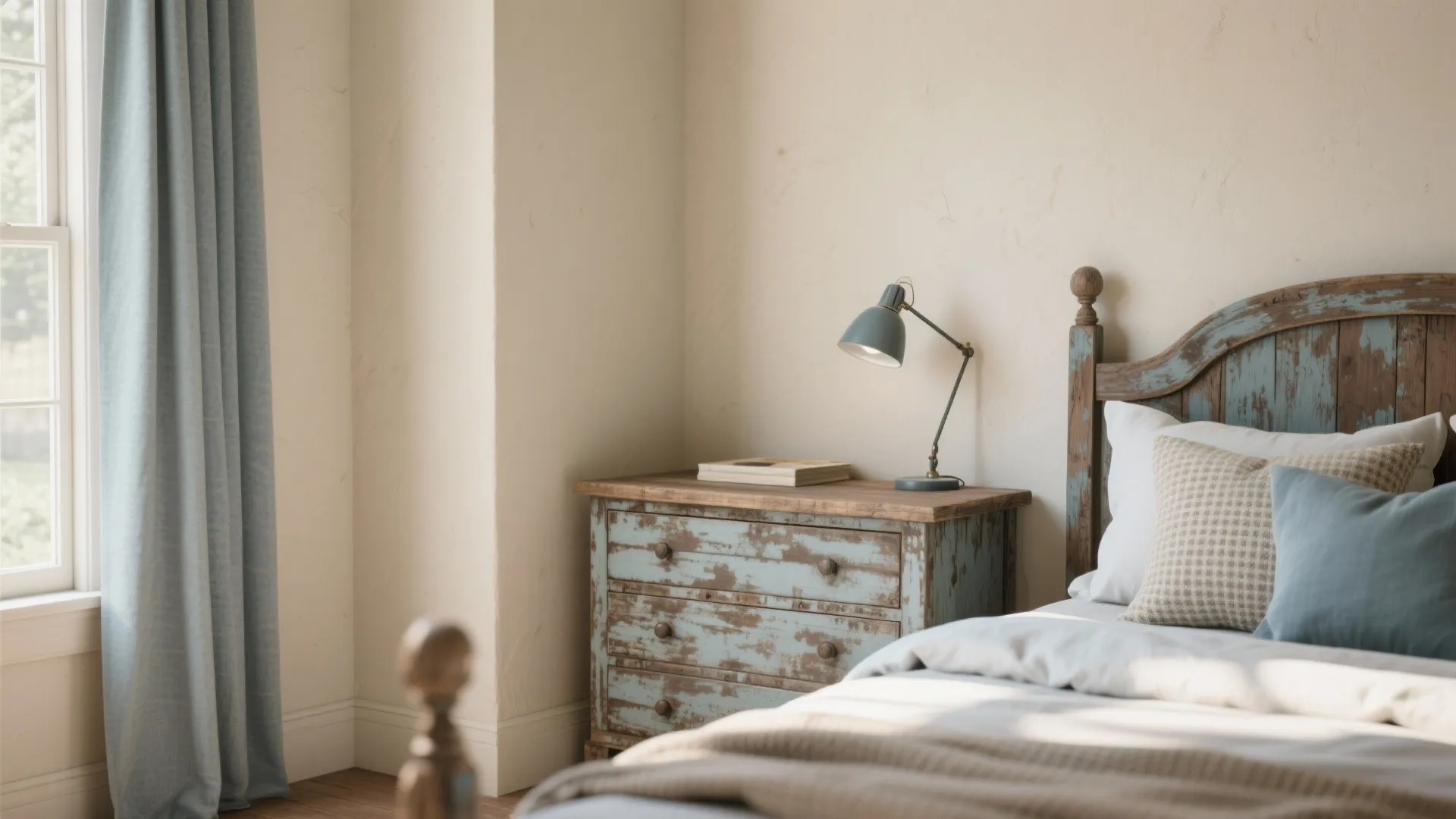 Vintage furniture with modern touches