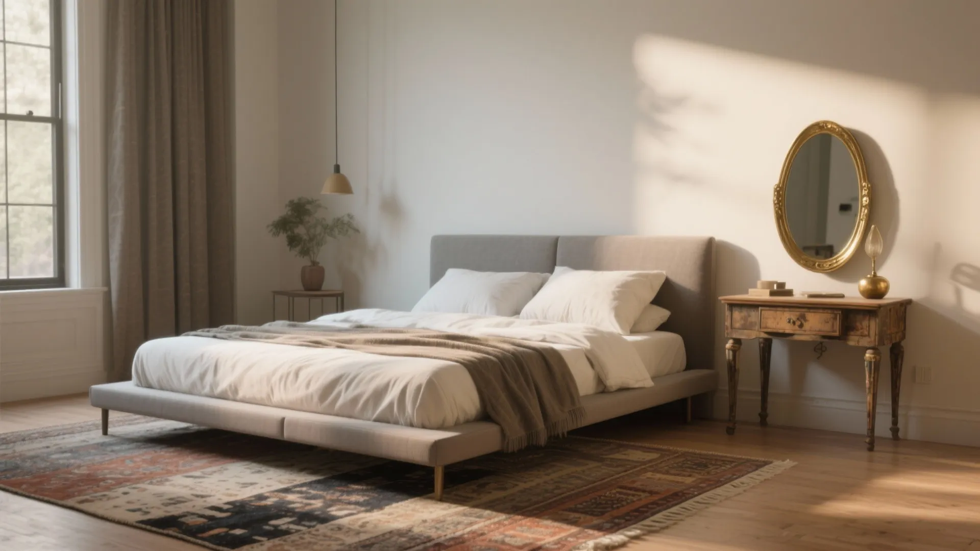 4. Mix vintage finds with modern pieces