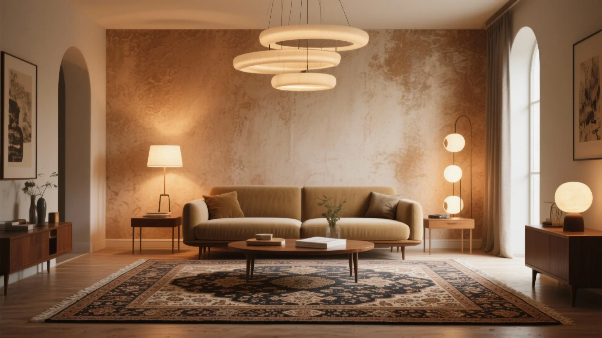 6. Vintage-Style Modern Rugs