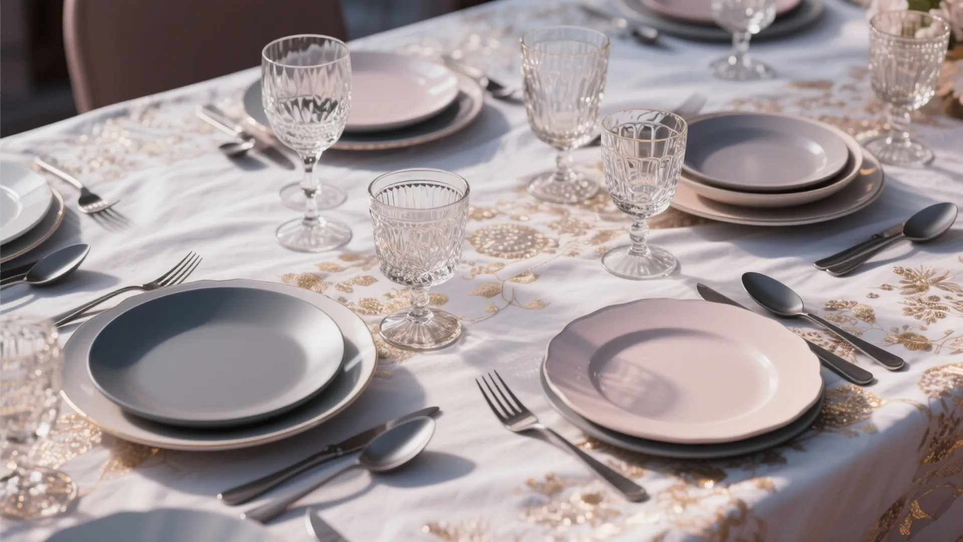 7. Mix Vintage and Modern Tableware