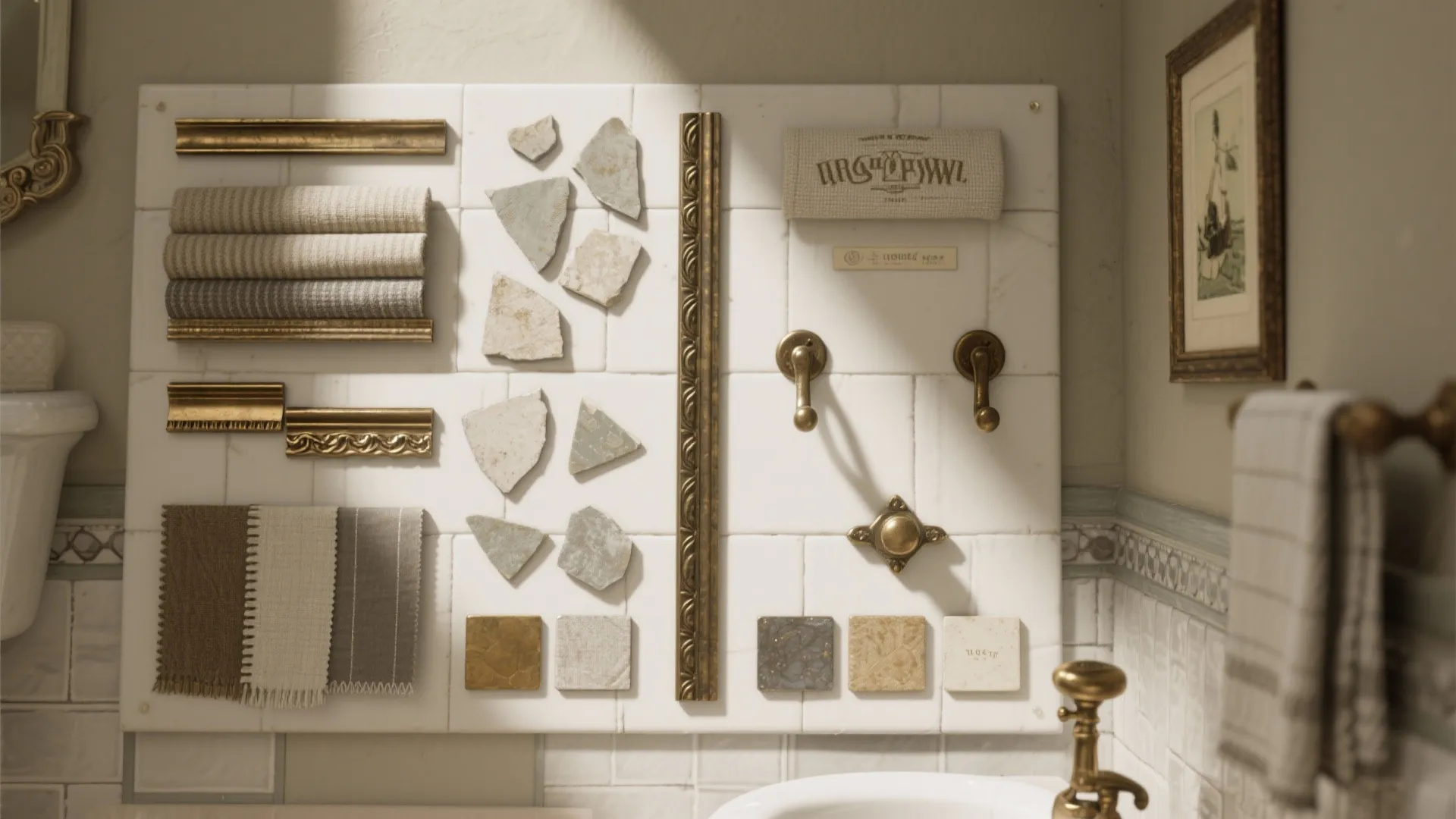 5. Small details — tiles, trims, textiles and art