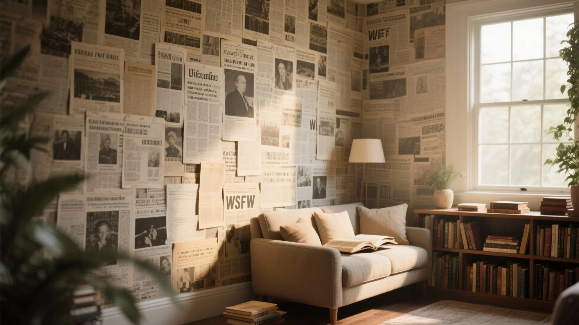 Vintage Newspaper Collage