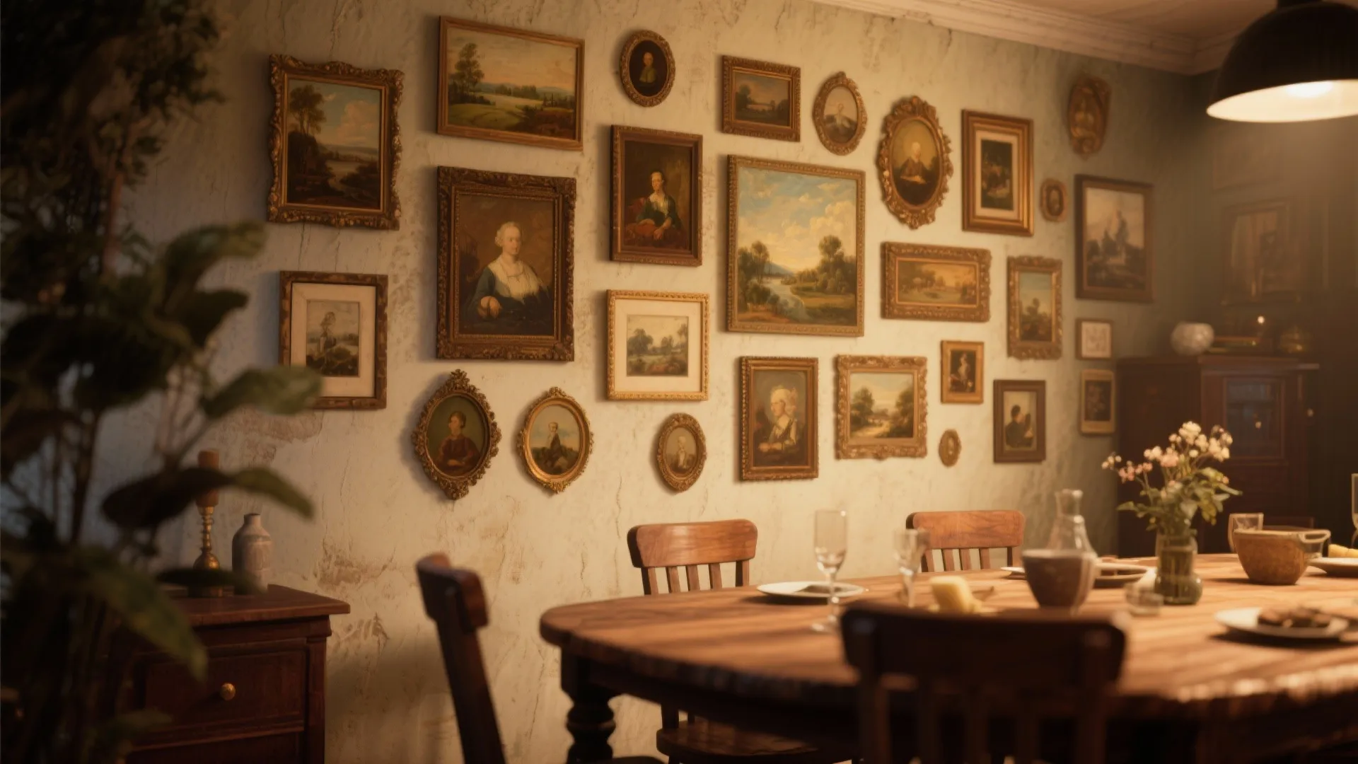 6. Vintage Oil Paintings Mix