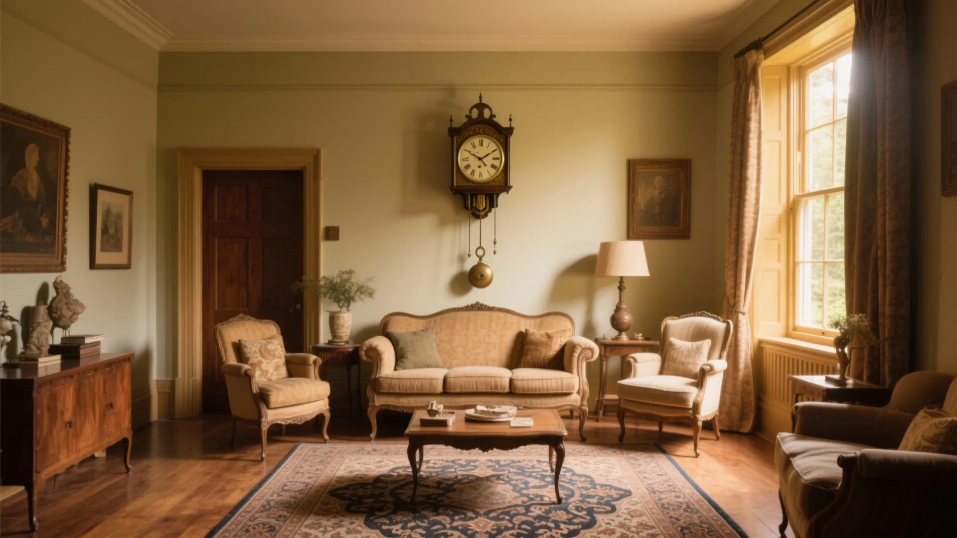 8. Vintage Pendulum Clock