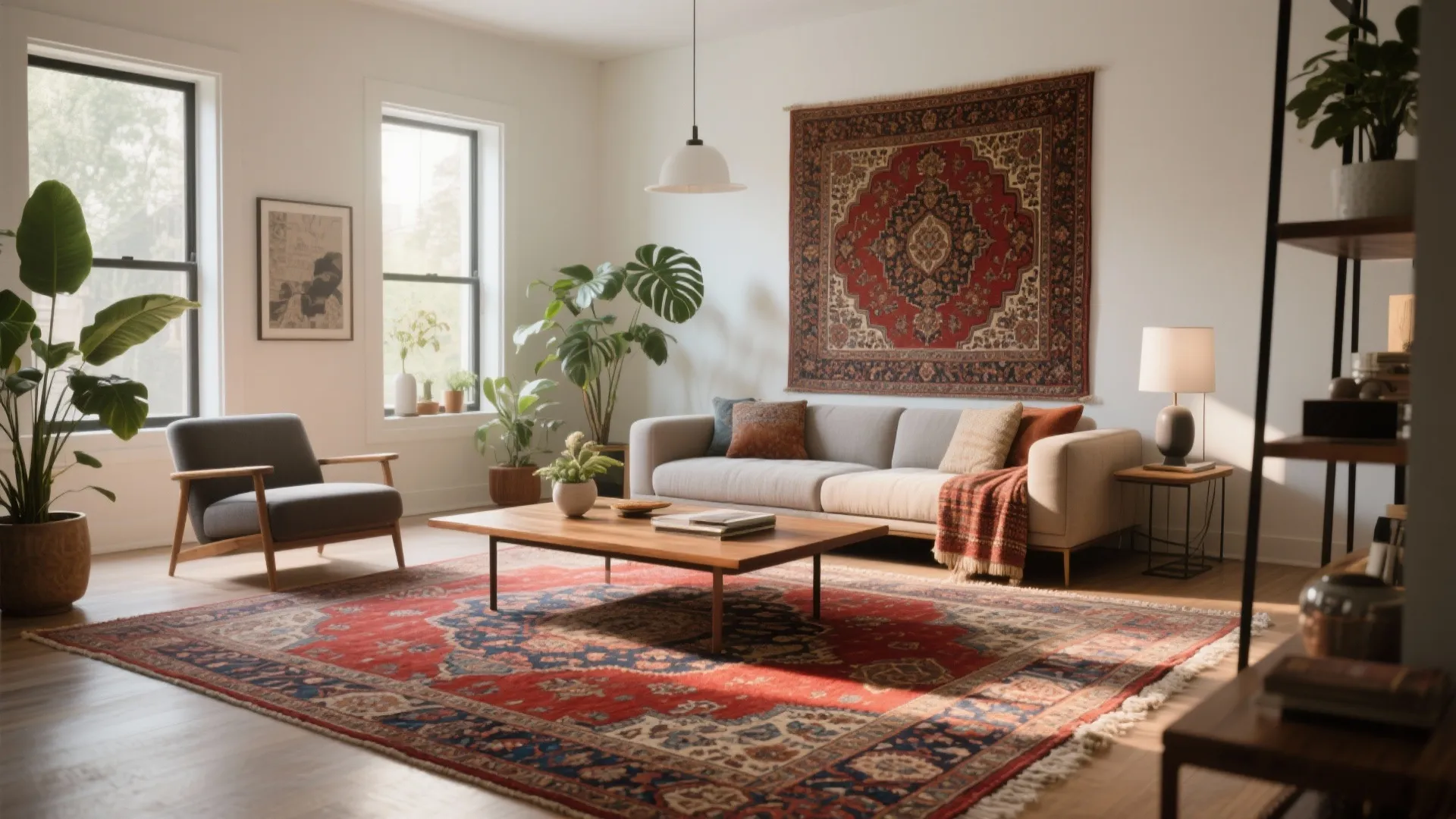 3. Vintage Persian Warmth