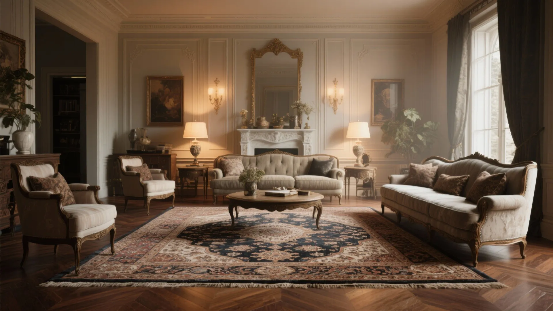 4. Vintage Persian Charm