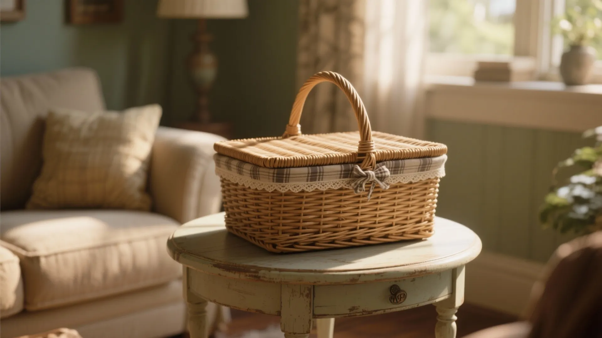 6. Vintage Picnic Baskets