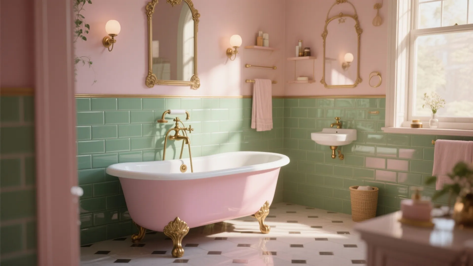 Vintage Glam Meets Modern Clean