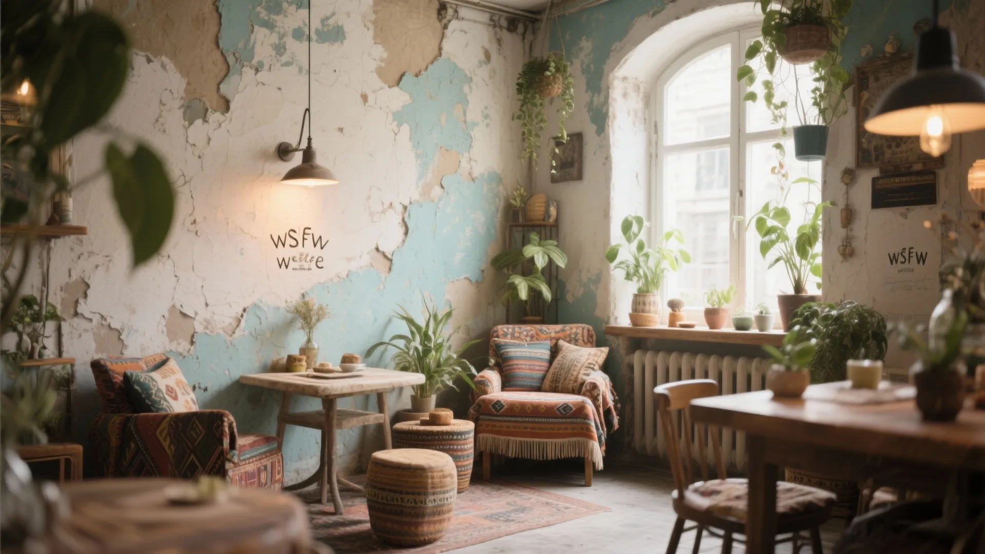 Vintage plaster wash